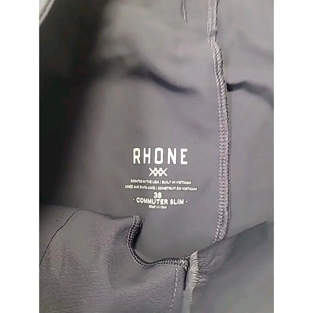 Rhone Commuter Pants Men’s Charcoal 36x28 Gorpcore Golfcore Work Minimalist